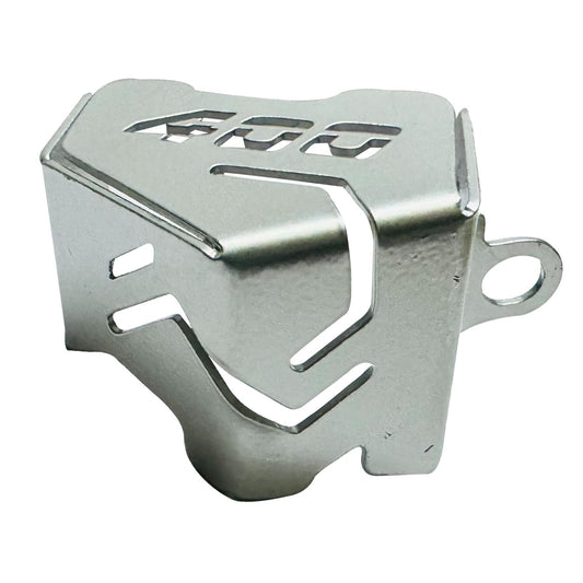 Vagary Rear Brake Oil Container Guard Compatible with Triumph Speed 400 (Silver)