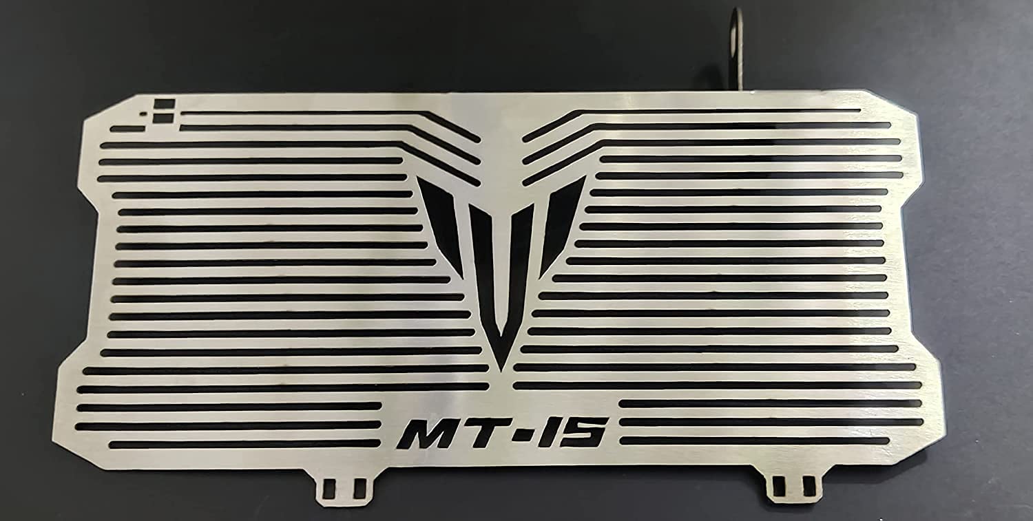 Vagary Stainless Steel Motorcycle Radiator Guard Protector Grill for MT15