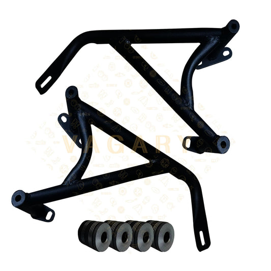 Vagary Heavy Duty Frame Slider Crash Guard for Bajaj Pulsar NS 200/ RS 200 (Black)