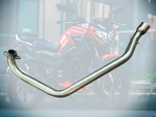 Vagary Stainless Steel High Performance Exhaust Middle Bend Pipe for TVS Raider 125