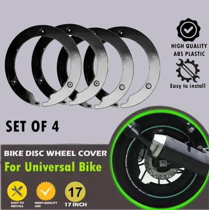 Vagary Bike Wheel Cover for 17 inch Wheel for TVS Apache RTR 160 4V(Black)