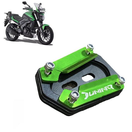 Vagary Side Stand Extender Base Stand Holder Compatible for Dominar 250/400 (Green)