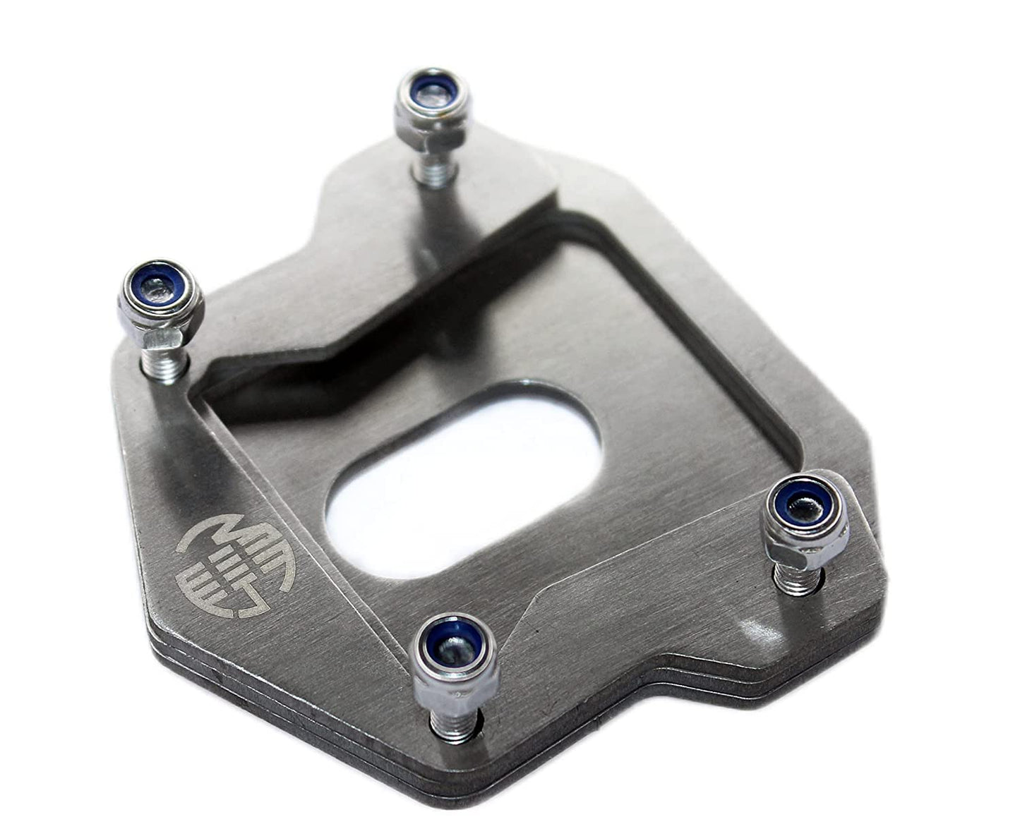 Vagary Stainless Steel Side Stand Extender/Stand Pad Compatible for RE Hunter 350 Bike