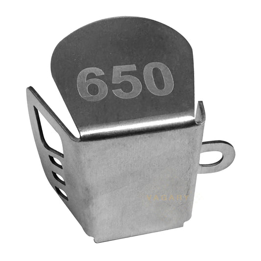 Vagary Rear Brake Oil Container Guard/Disc Oil Cap for RE Interceptor 650 (Steel)