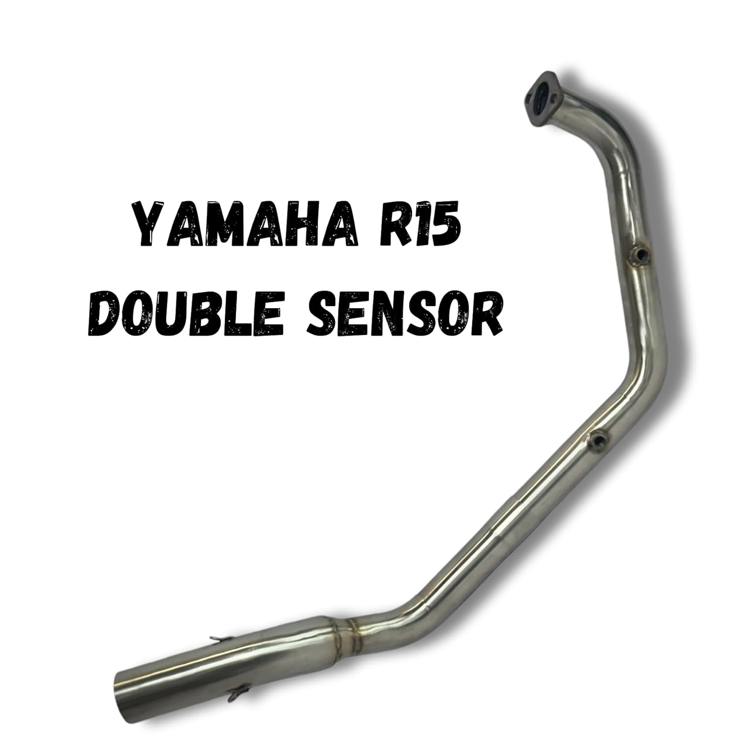 Vagary Bend Pipe for Yamaha R15 V3/ R15 M/ MT15 (BS6) Yamaha R15 Full Exhaust System (Stainless Steel)