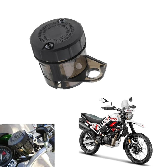 Vagary Bike Front Bike Oil Can Brake Clutch tank Fluid Reservoir Oil Tank for Hero XPulse 200 (Black)