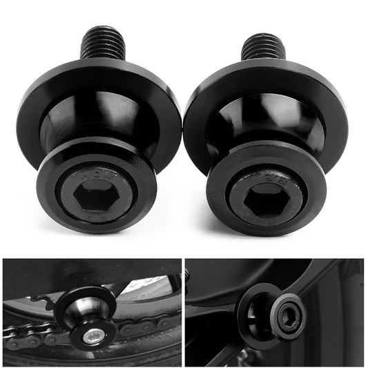 Vagary 2pcs 6mm Aluminum Motorcycle Swingarm Spool Slider Stand Screws for All Bikes