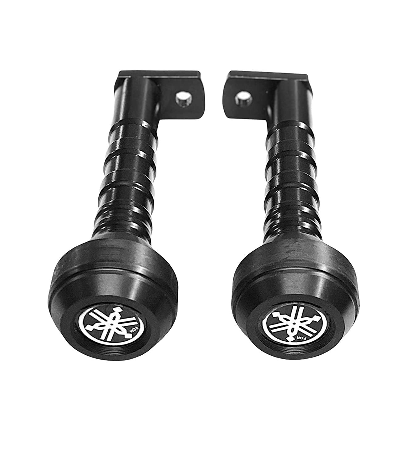 Vagary CNC Frame Slider Crash Protector for Yamaha R15 V3, MT 15 Motorcycle_Black