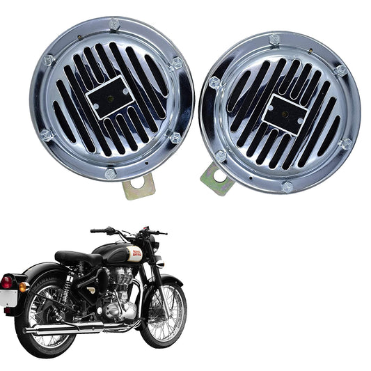 Vagary Waterproof Motorbike Trumpet Bell 12V Iron Electric Vehicle Car/Bike Horn for Royal Enfield Classic 350