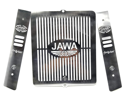 Vagary Stainless Steel Motorcycle Radiator Guard Protector Grill Only Fit in JAWA Motorcycle (JAWA 42)