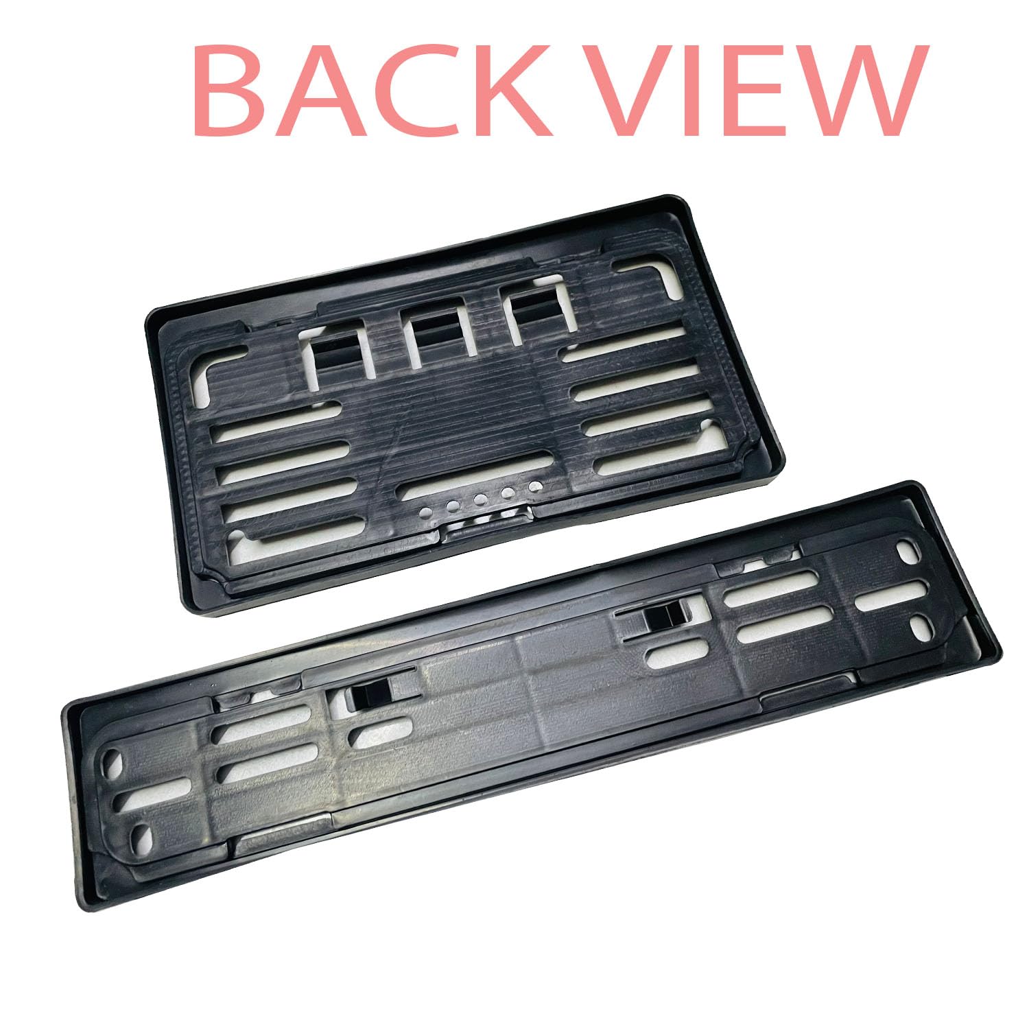 Vagary Bike Number Plate Frame Set of Two (Front and Back) for TVS Apache RTR 160