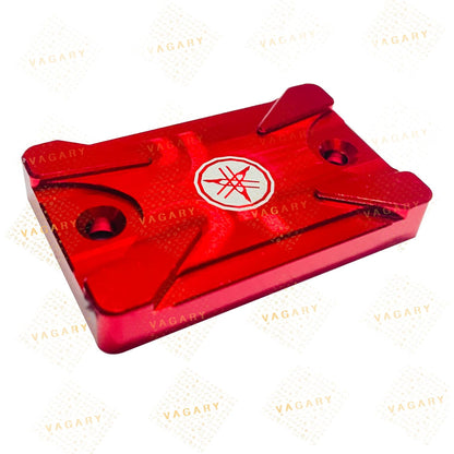 Vagary CNC Aluminium Disc Oil Cap For Yamaha R15 V3,V4, R15M, MT15, R15 V3-BS6, FZX, FZ (Red)