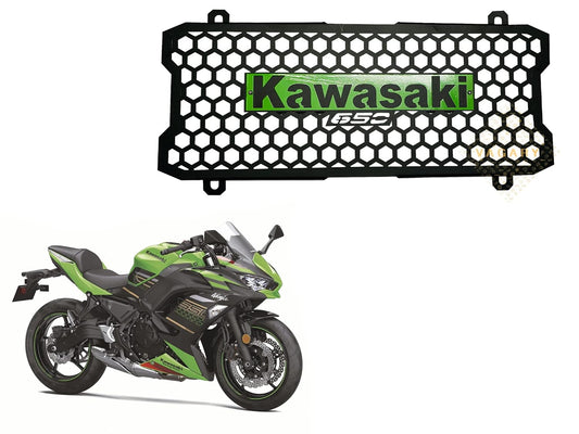 Vagary Heavy Metal Radiator Grill/Radiator Guard for Kawasaki Ninja 650 (BS6) Bike Crash Guard (Kawasaki)