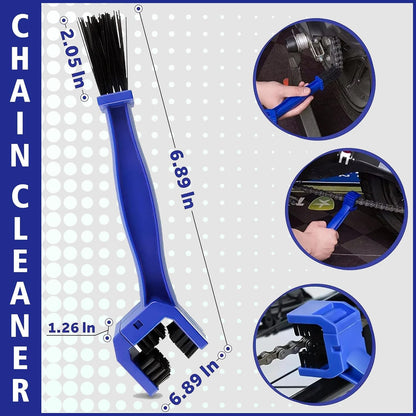 Vagary Multi-Purpose Bike Chain Clean Brush with Shoe Protector for All Bike