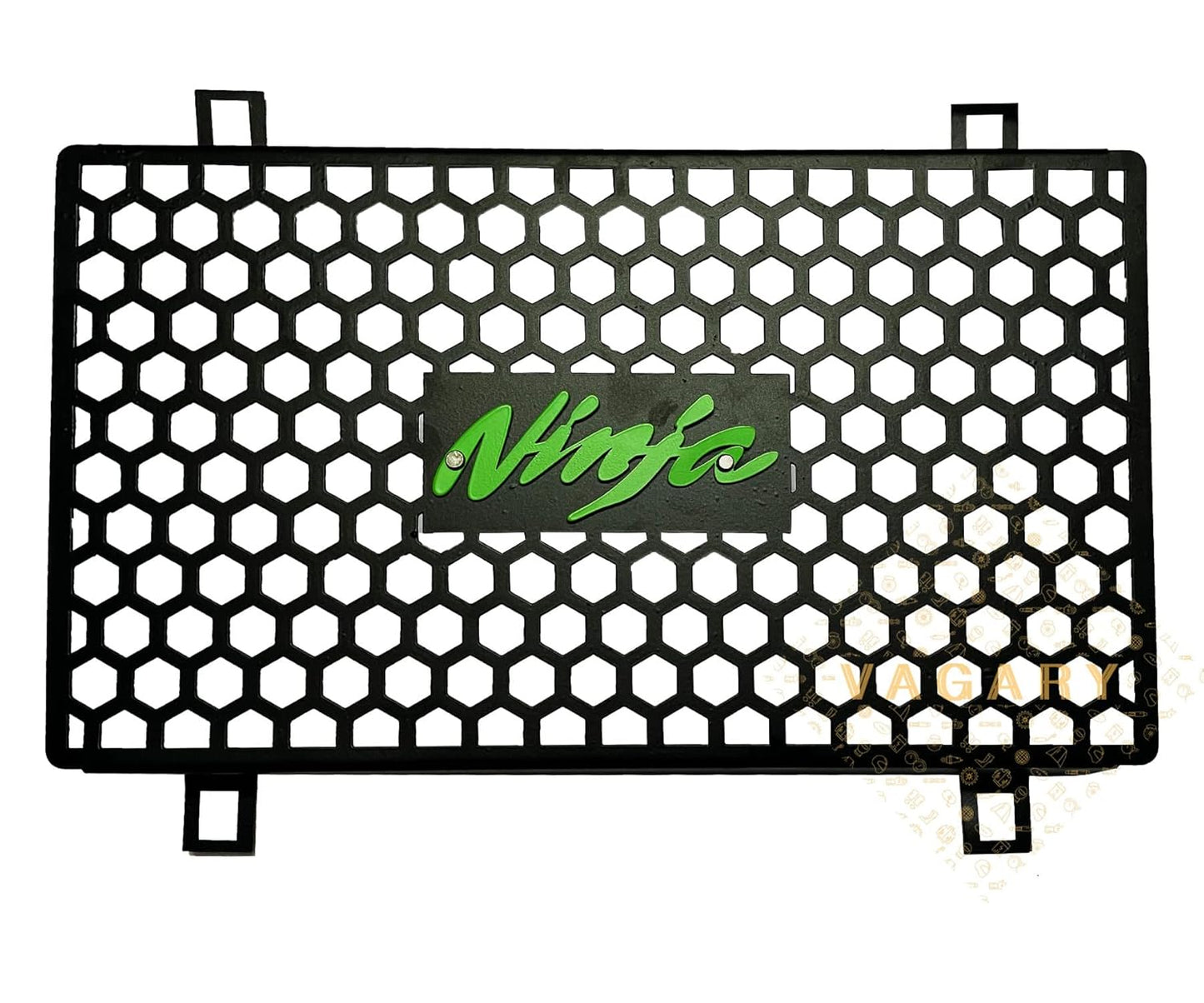 Vagary Heavy Metal Radiator Grill/Radiator Guard for Kawasaki Ninja 300/ Ninja 250 (Black)