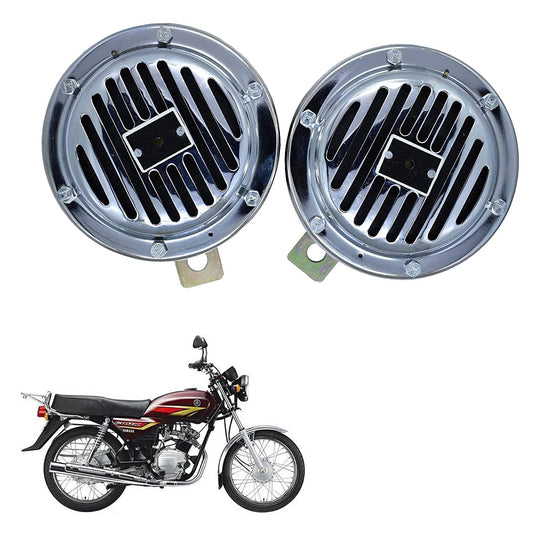 Vagary Bikes Horn Loud Air Horns Motorbike Classic Horns (Set of 2) for Yamaha Crux