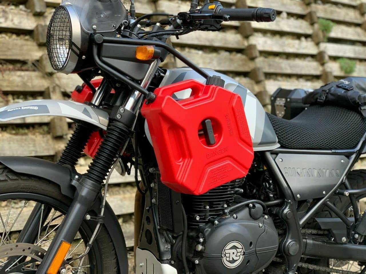 Vagary Jerry Can Mount/Holder/Bracket for RE Himalayan (BS6) (Pack of 1) -Black