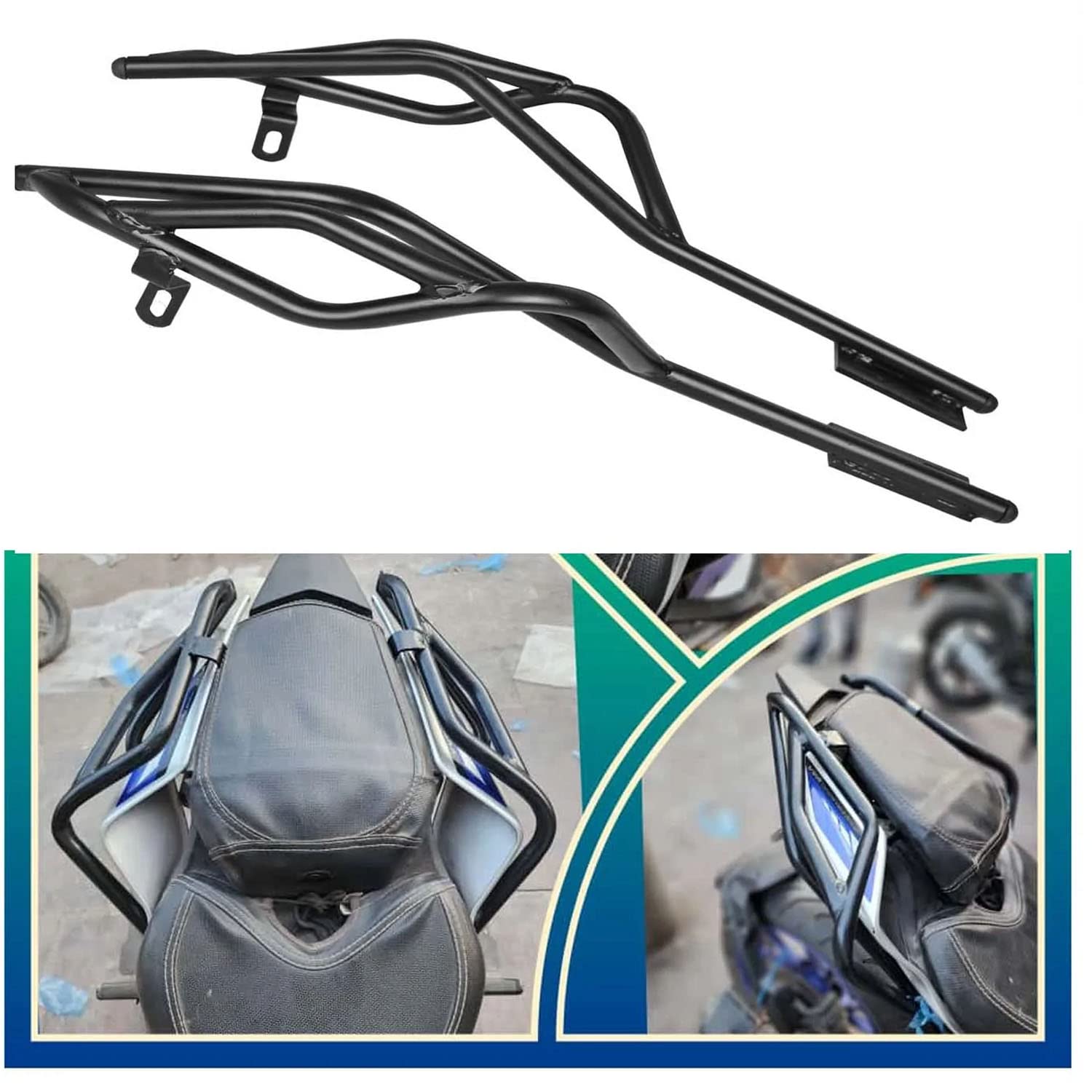 Vagary Yamaha R15 V4 Hand Grip Bike Tail Side Guard Grab Rail/Tail Protector Guard for Yamaha R15 M/ V4
