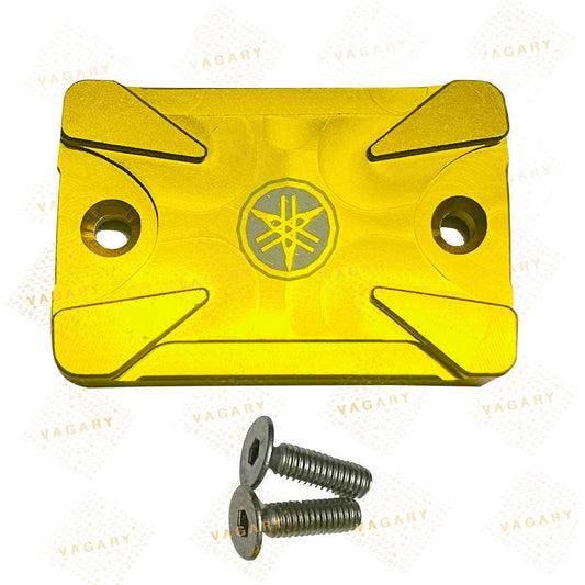 Vagary CNC Aluminium Disc Oil Cap For Yamaha R15 V3,V4, R15M, R15 V3-BS6, MT15, FZX, FZ (Golden)
