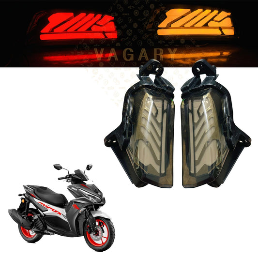 Vagary Bike Indicator Turn Signal Led Bright Light Indicator for Yamaha Aerox 155/ Nvy 155
