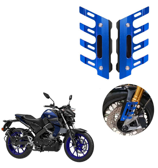 Vagary Blue CNC Shocker Protector Front Fender Slider Guard for Yamaha MT 15