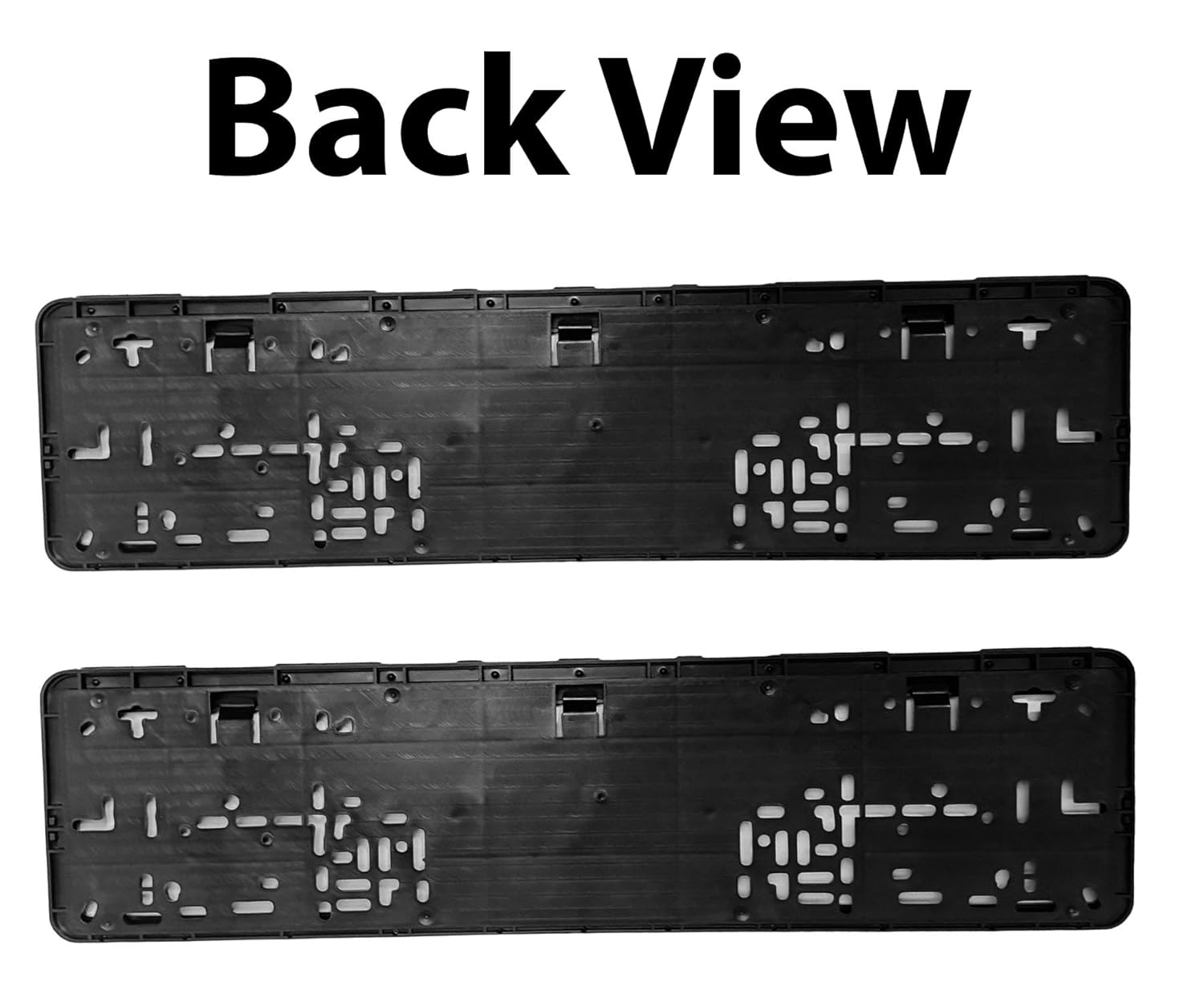 VAGARY STANDARD SIZE CAR NUMBER PLATE FRAME/LICENCE NUMBER PLATE COVER for UNIVERSAL for CAR (BLACK)