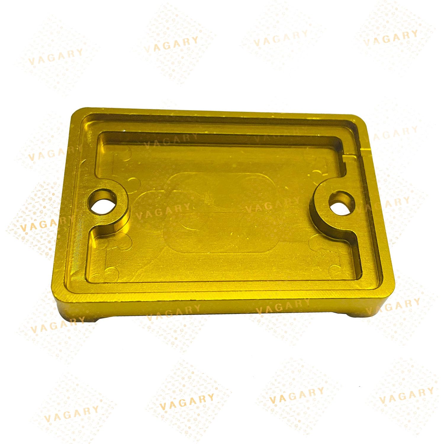 Vagary CNC Aluminium Alloy Disc Brake Fluid Reservoir Cap Cover For Yamaha R15 V4 (GOLDEN)