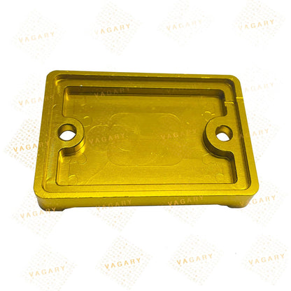 Vagary CNC Aluminium Alloy Disc Brake Fluid Reservoir Cap Cover For Yamaha R15 V4 (GOLDEN)