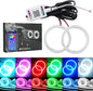 Vagary 60Mm Angel Eyes Ring Light For Headlight With App Controller (Rs 200, Ns 200, 60Mm) - Led