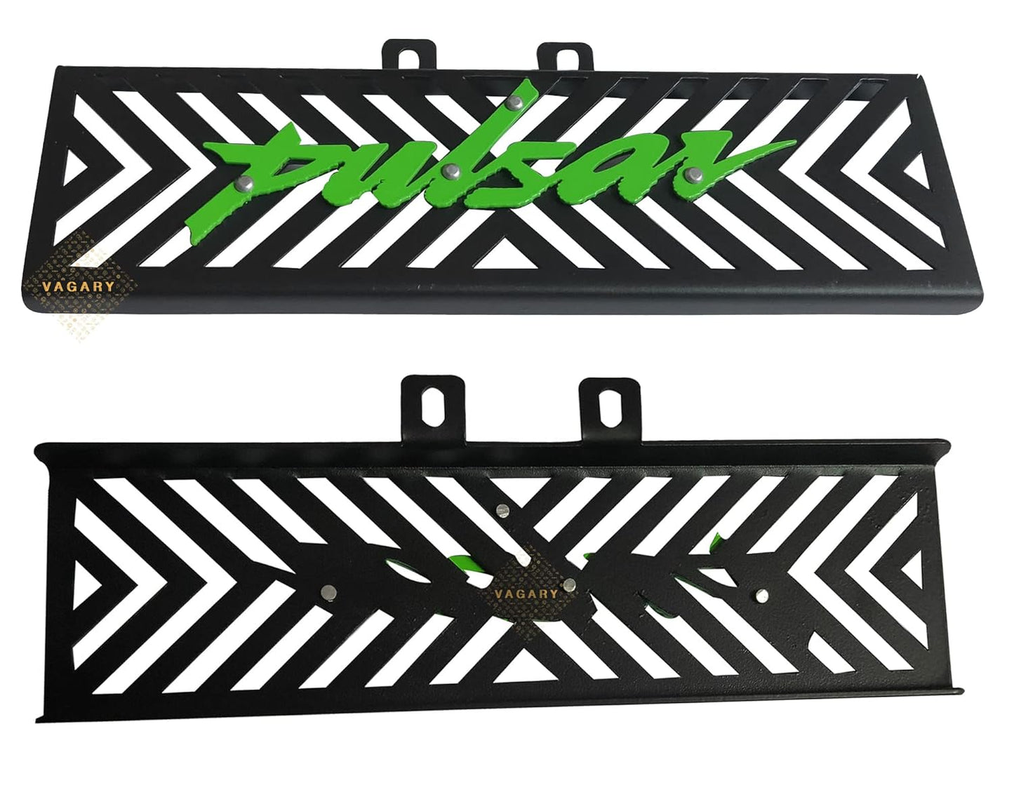 Vagary Metal Radiator Grill Guard for Bajaj Pulsar 220F (Green)
