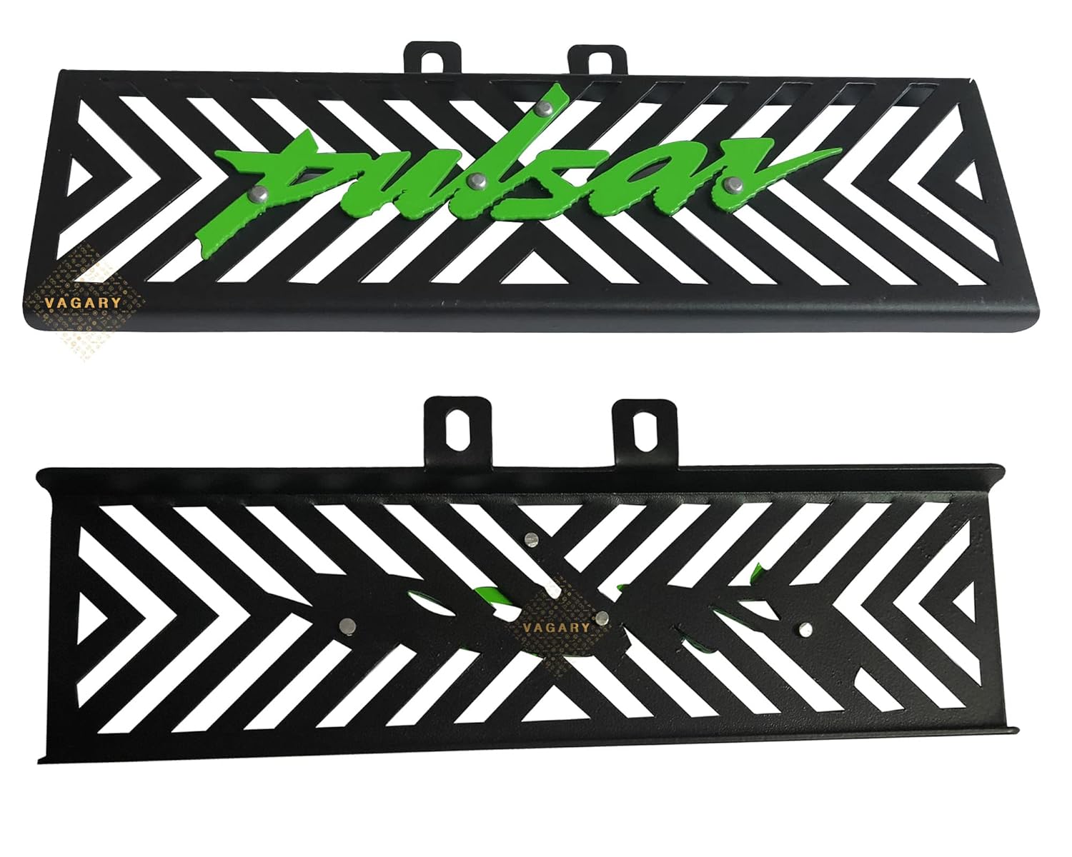 Vagary Metal Radiator Grill Guard for Bajaj Pulsar 220F (Green)