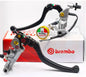 Vagary Aluminum Bremboo Lever Hydraulic Brake And Clutch Set With 1 Cylinder Can For Universal Bikes (Black)