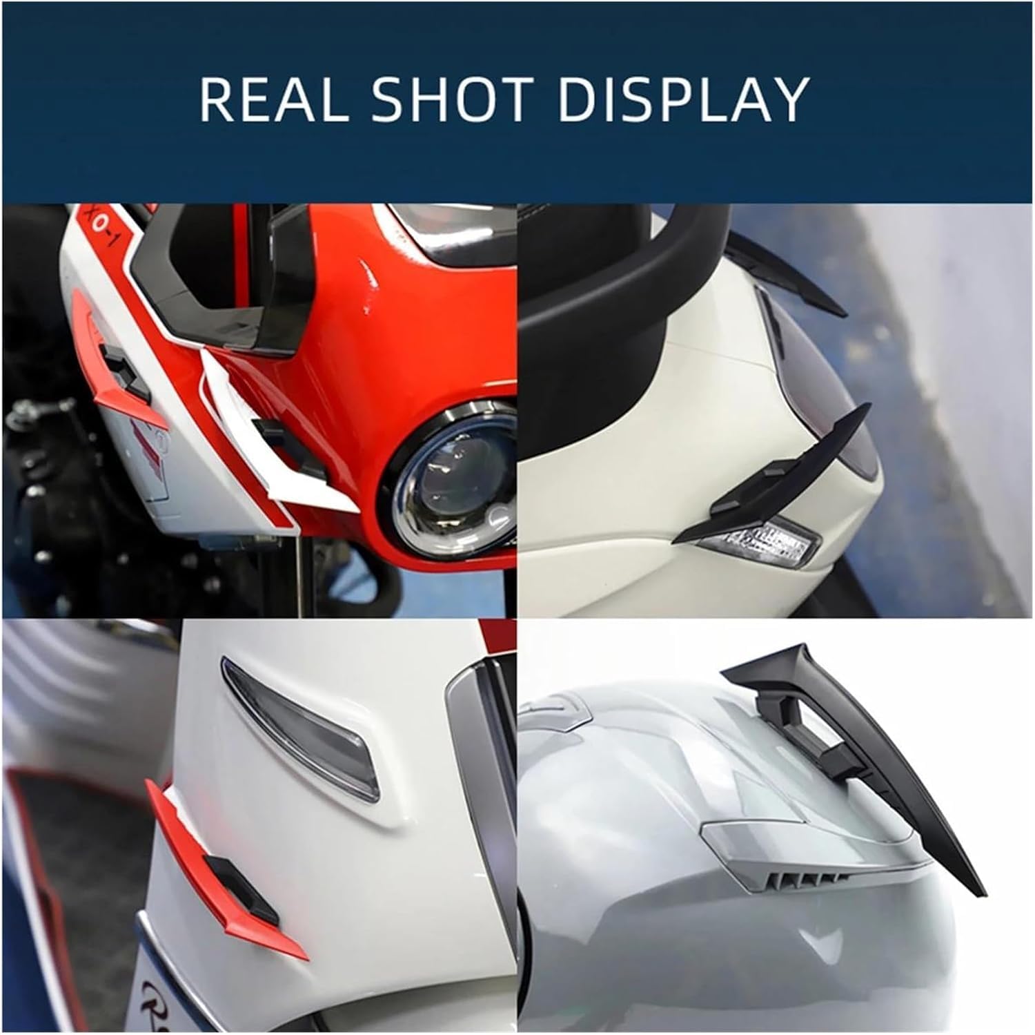 Vagary Wing Side Helmet Spoiler Aerodynamic Wing Dynamic Helmet Accessories, Helmet Punks, Helmet Wings (Purple)