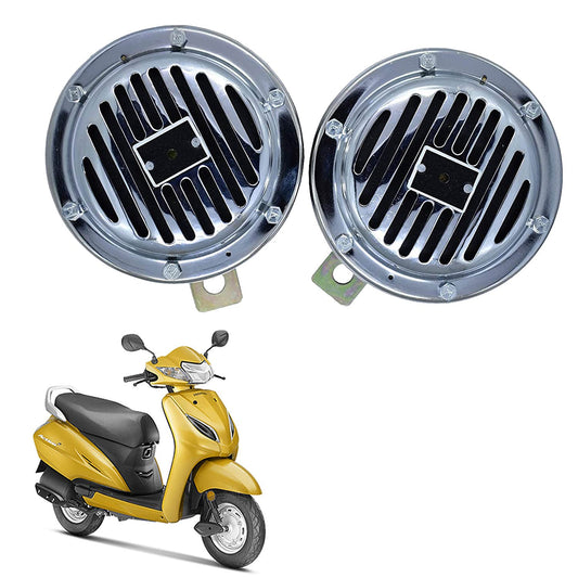 Vagary Bikes Horn Loud Air Horns Motorbike Classic Horns (Set of 2) for Honda Activa 5G