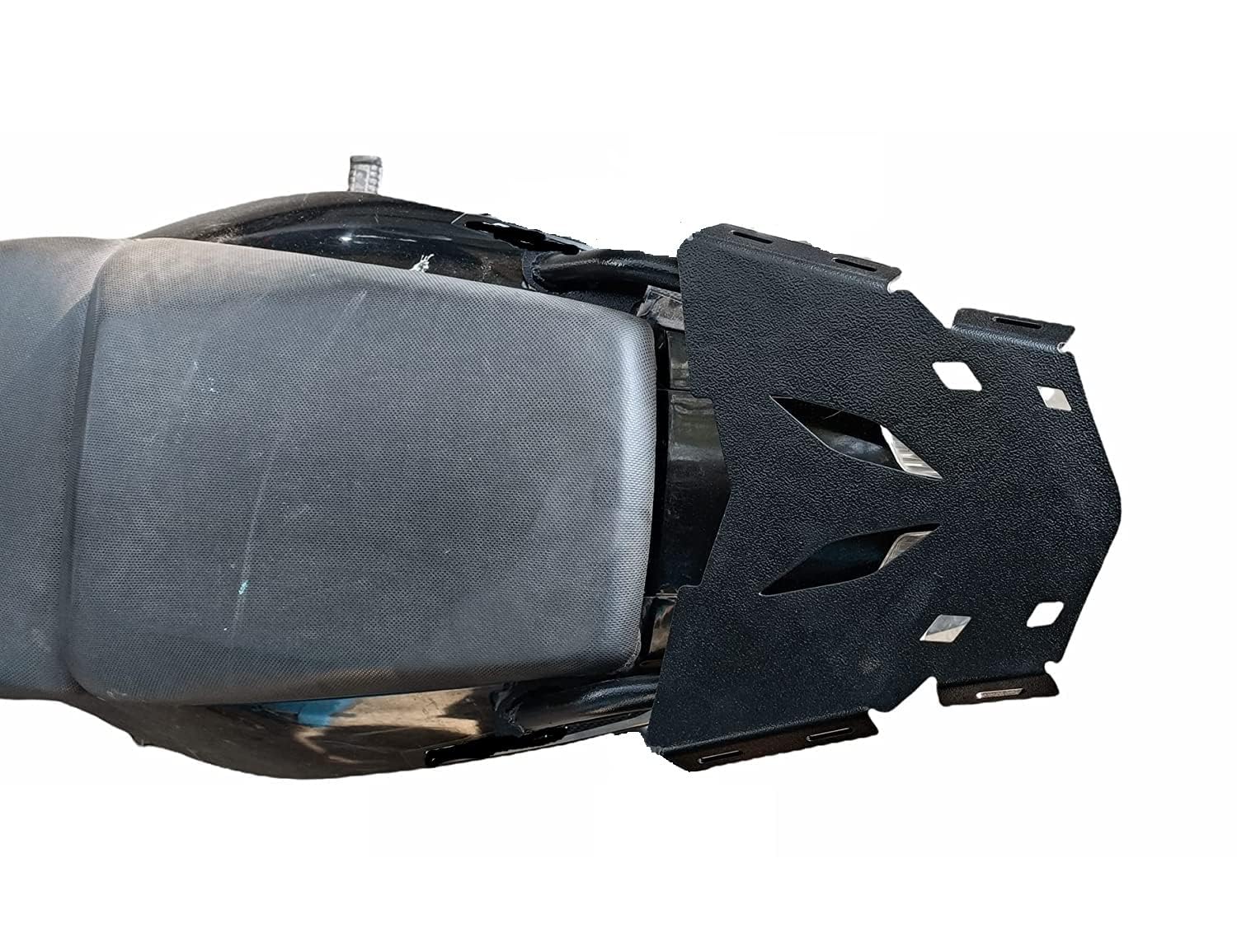Vagary Combo of Pulsar NS 200 Tail Tidy/Number Plate Holder with Top Rack/Back Rack Seat Extender (NS 200 Accessories)