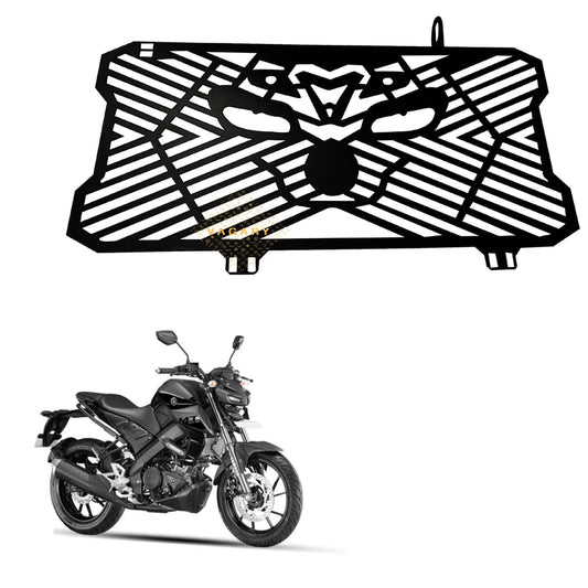 Vagary Stainless Steel Motorcycle Radiator Guard Grill for MT15 (Black) (Black-1)