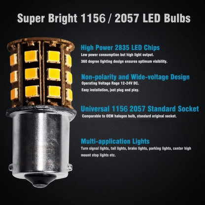 Vagary Bright 360° Reflecting LED Indicator Bulbs Light 4pc (Cross PIN LED) Indicator Light, Parking Light Motorbike, Car LED (12 V, 15 W) (Universal For Bike, Universal For Car, Pack of 4)
