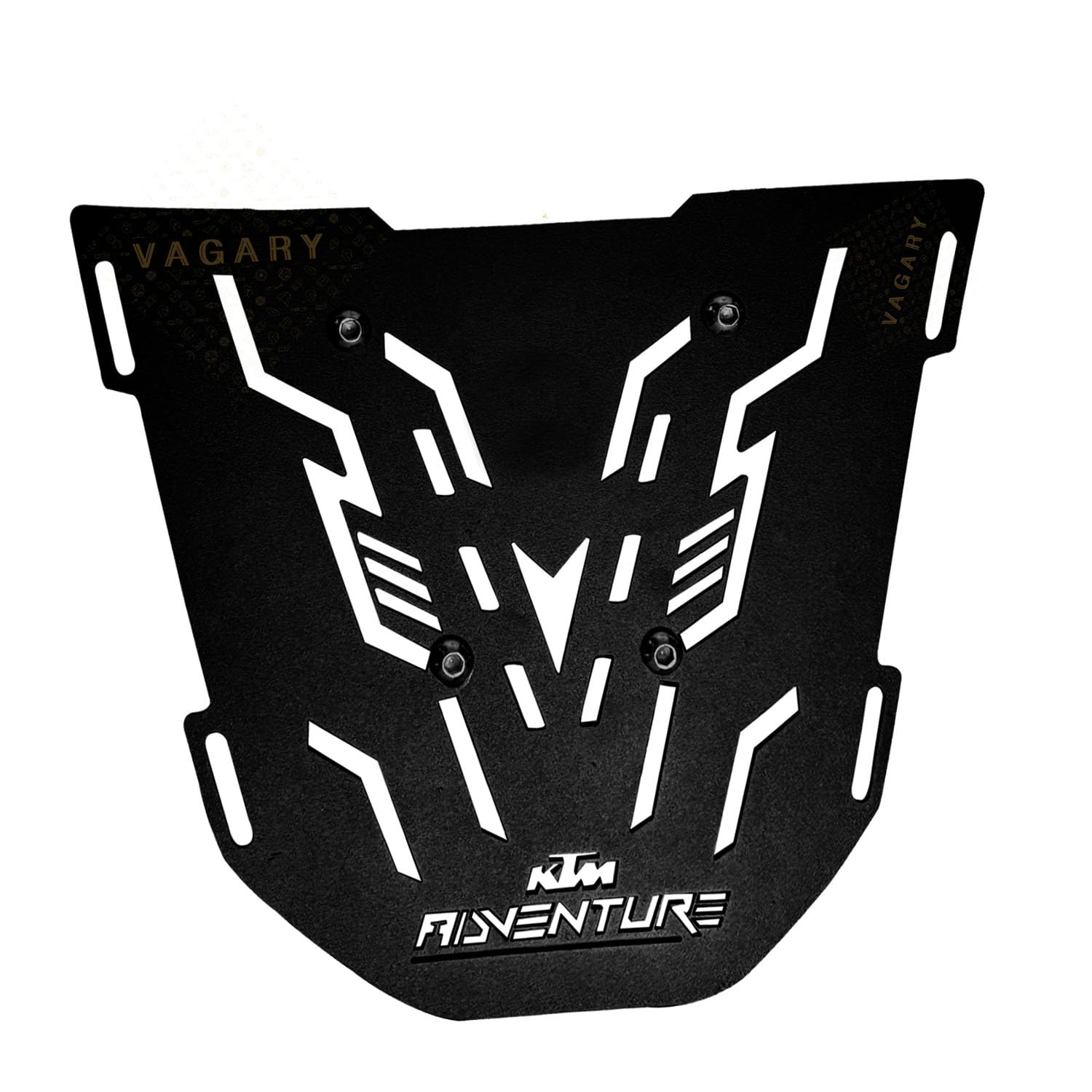 Vagary Back Rack/Top Rack Carrier Plate Expedition for Luggage Backrest for KTM Adventure 250/390 (Black)