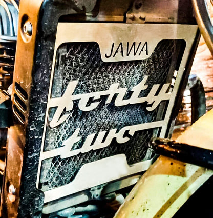 Vagary Stainless Steel Motorcycle Radiator Guard Protector Grill Only Fit in JAWA Motorcycle (JAWA)