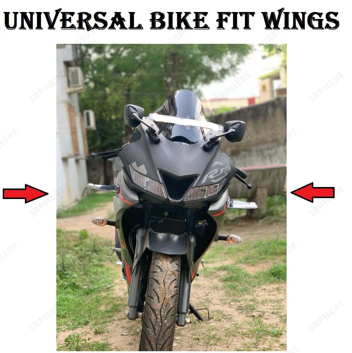 Vagary Universal Side Winglet Canard Wings for Bikes