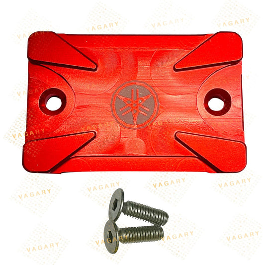 Vagary CNC Aluminium Disc Oil Cap For Yamaha R15 V3,V4, R15M, MT15, R15 V3-BS6, FZX, FZ (Red)