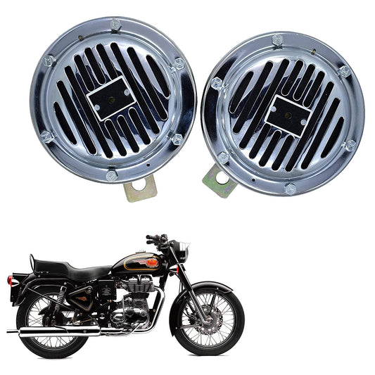 Vagary Chorme Finishing High Sound Universal Wind Tone Horn for Royal Enfield Bullet 350