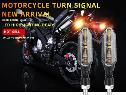 Vagary Waterproof Bright LED Indicators For Yamaha MT 15, R15 V4, R15 V3, KTM, Hero, Kawasaki Ninja, NS 200 (Yellow)