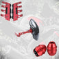 Vagary Combo of 3pc Bike Rear Mud Guard, Front Fork Frame Sliders & Shocker Protector for Pulsar NS 200, RS 200, TVS Raider 125, R15 V3, V4, R15M, MT 15, Pulsar N160 & Fit All Bikes (Red)