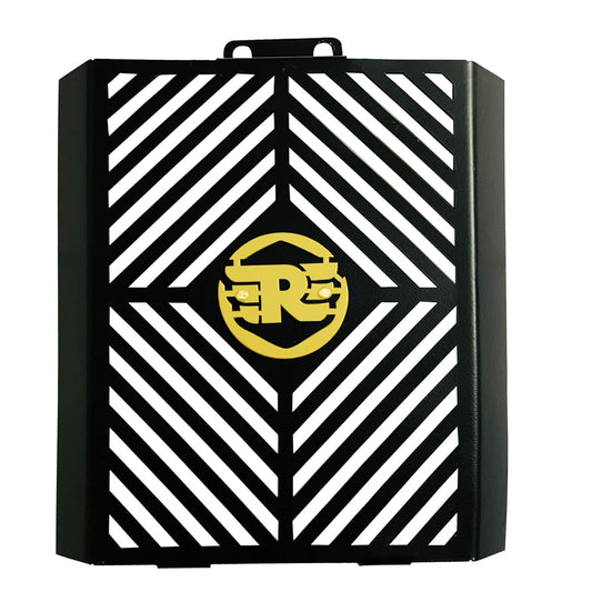 Vagary Radiator Guard for Royal Enfield Interceptor/Royal Enfield GT 650 (Yellow) (Heavy)