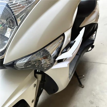 Vagary Wing Side Helmet Spoiler Aerodynamic Wing Dynamic Helmet Accessories, Helmet Punks, Helmet Wings (Grey)