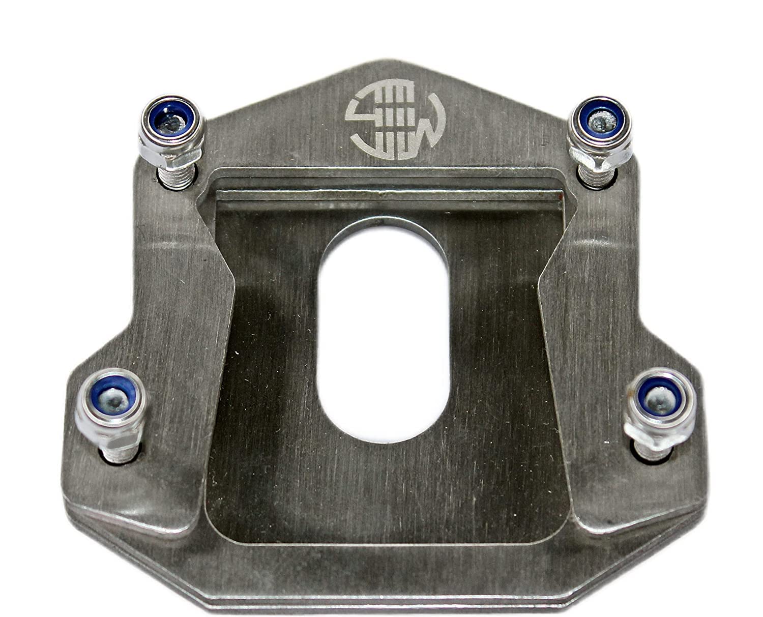 Vagary Stainless Steel Side Stand Extender/Stand Pad Compatible for RE Hunter 350 Bike