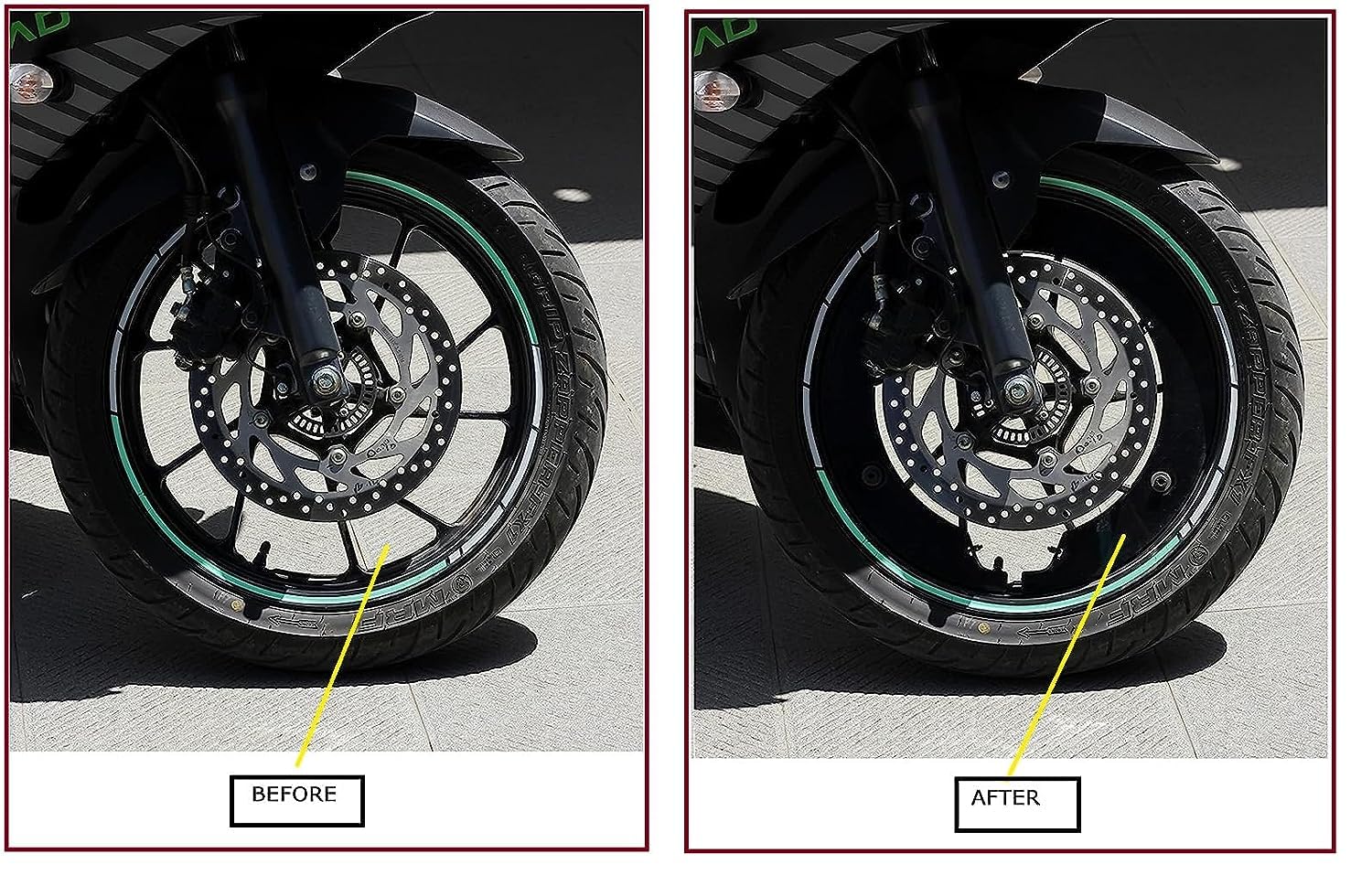 Vagary Disc Wheel Cover for R15 V4 (17inch Bikes Wheel)